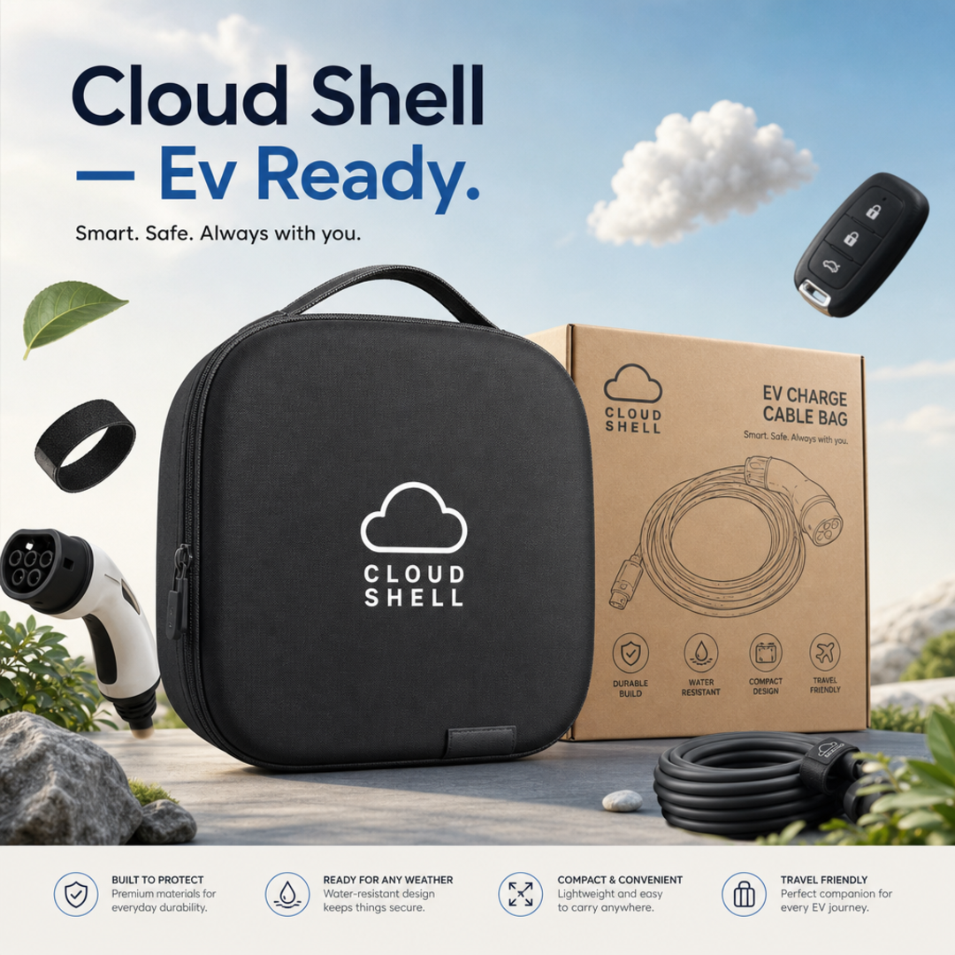 Cloud Shell Ev Charge-Cable Bag + Carton