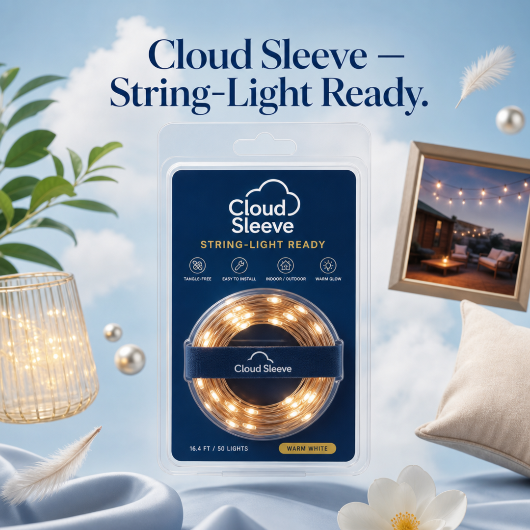 Cloud Sleeve String-Light / Fairy-Light Retail Clamshell