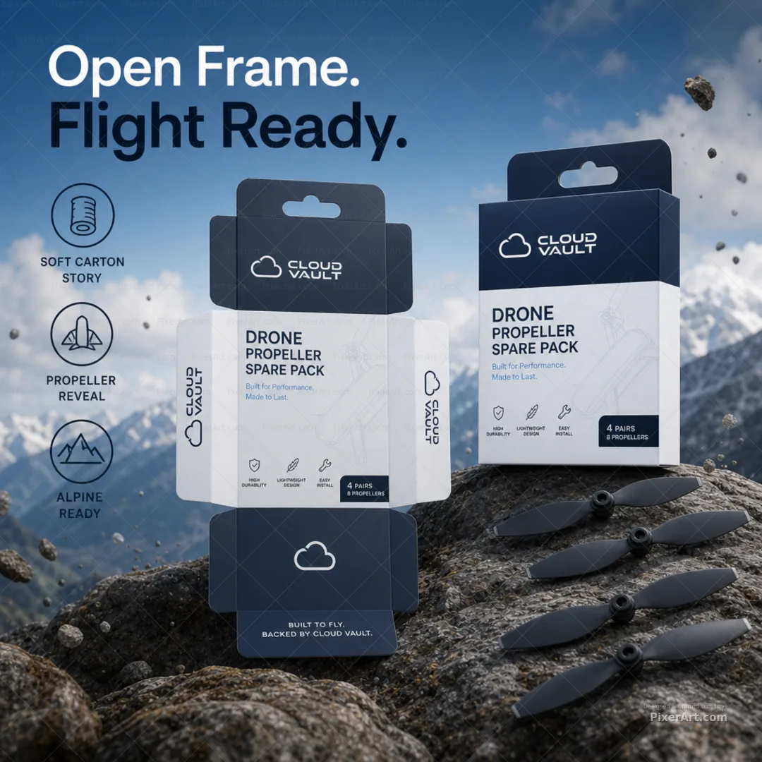 Open frame mockup