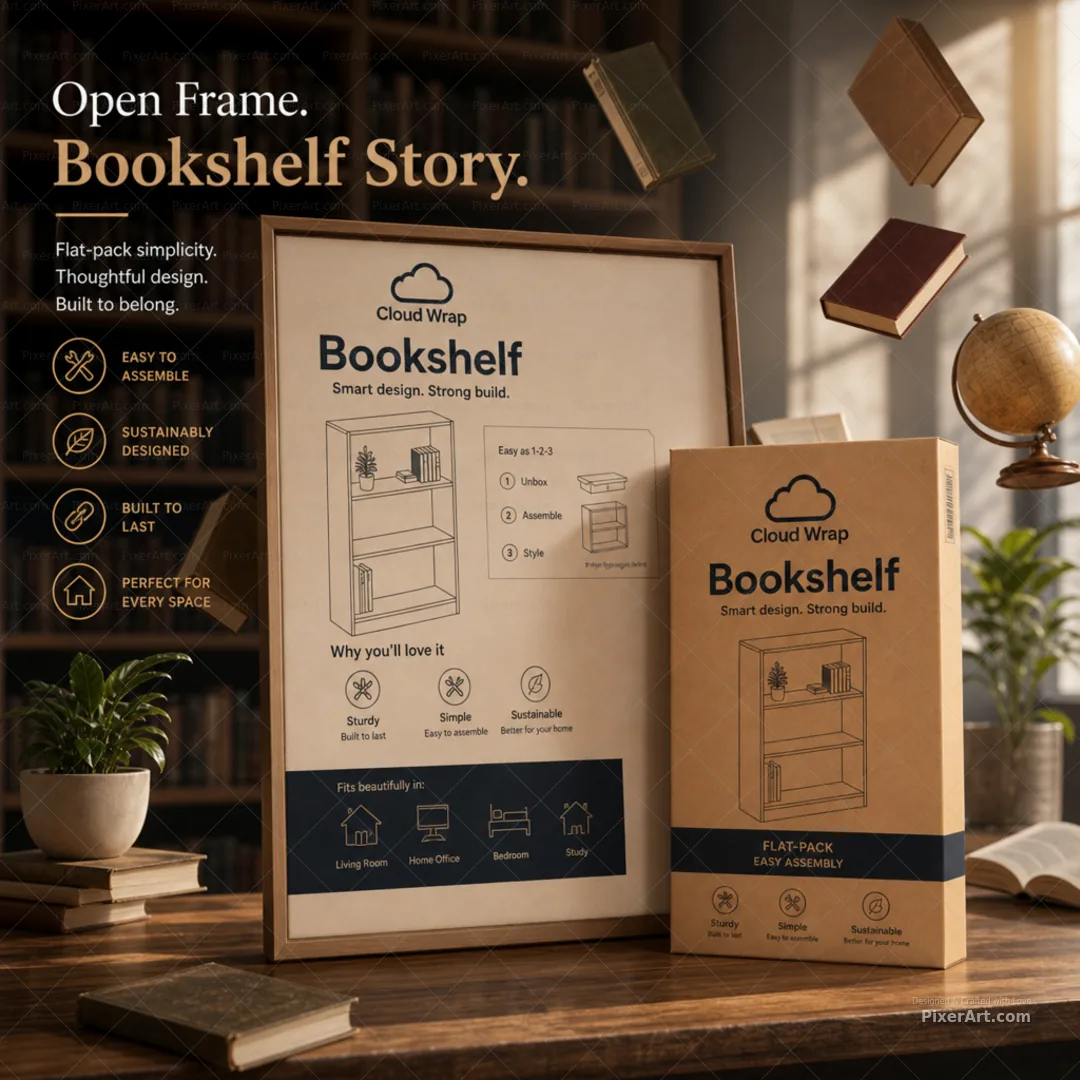 Open frame mockup