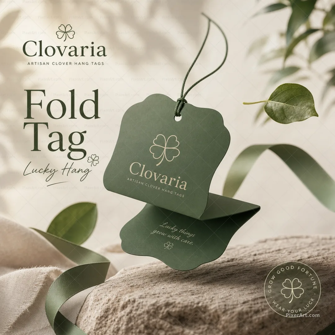 Clovaria Artisan Clover Hang Tags