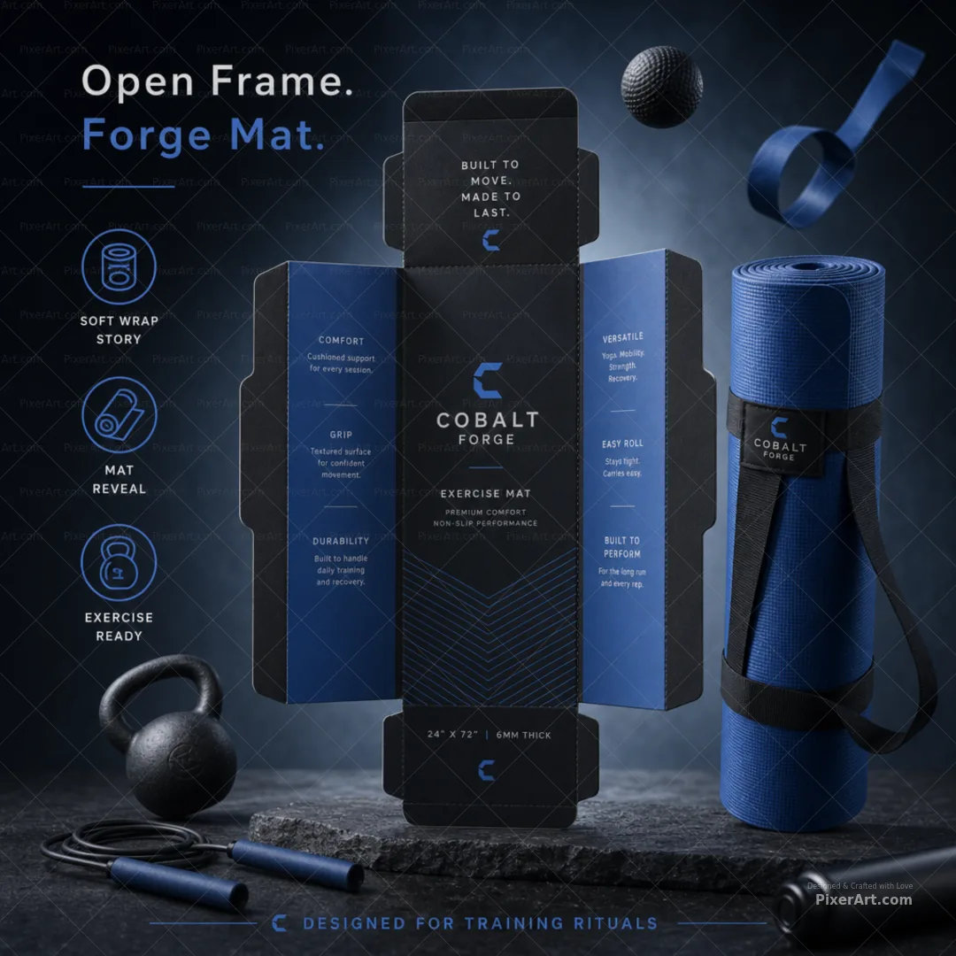 Open frame mockup