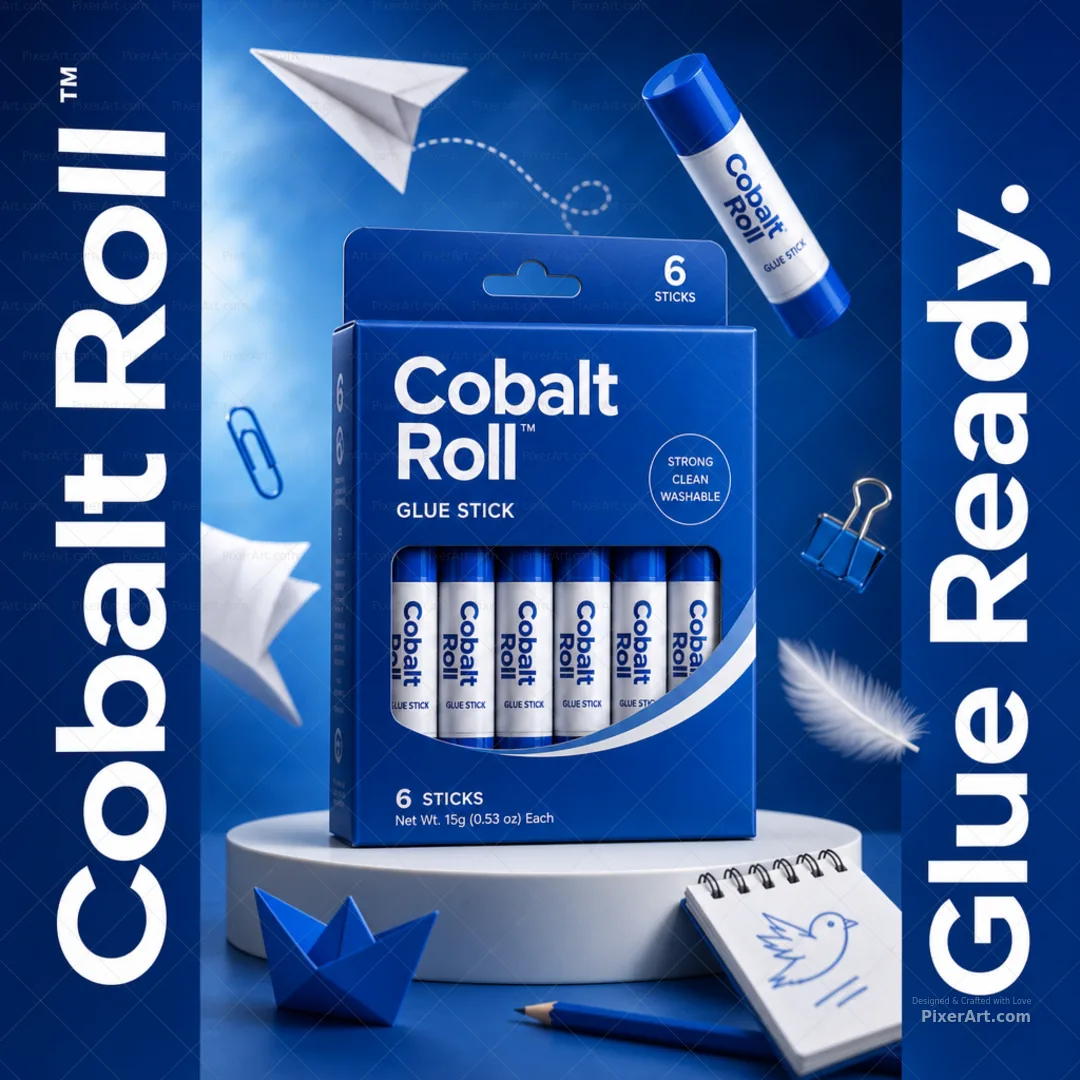 Cobalt Roll Glue Stick Multipack Carton