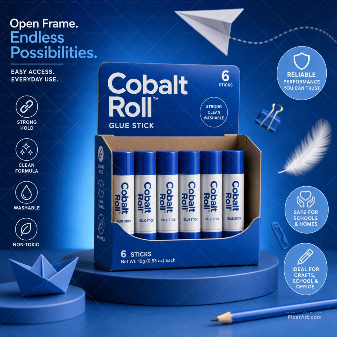 Cobalt Roll Glue Stick Multipack Carton