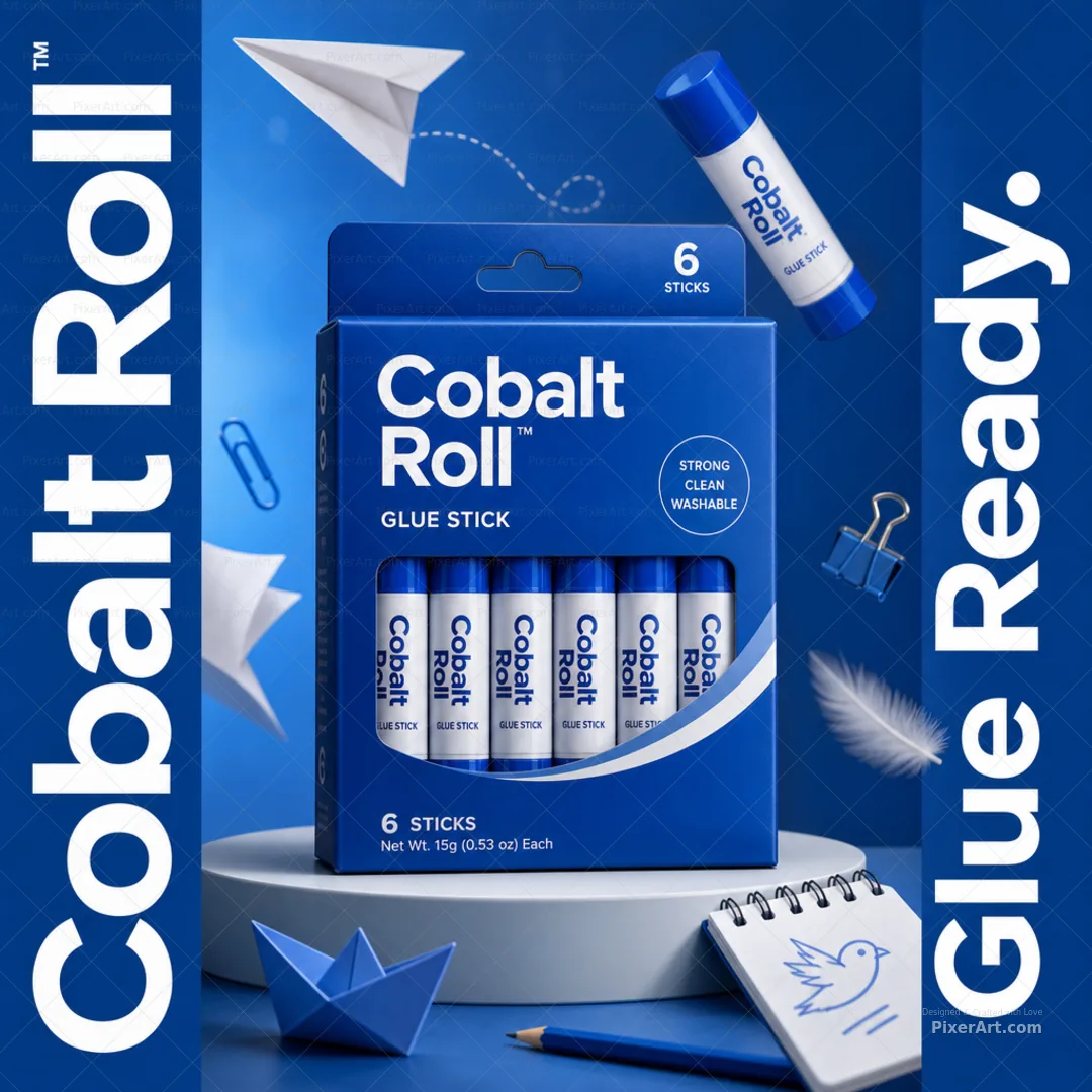 Cobalt Roll Glue Stick Multipack Carton