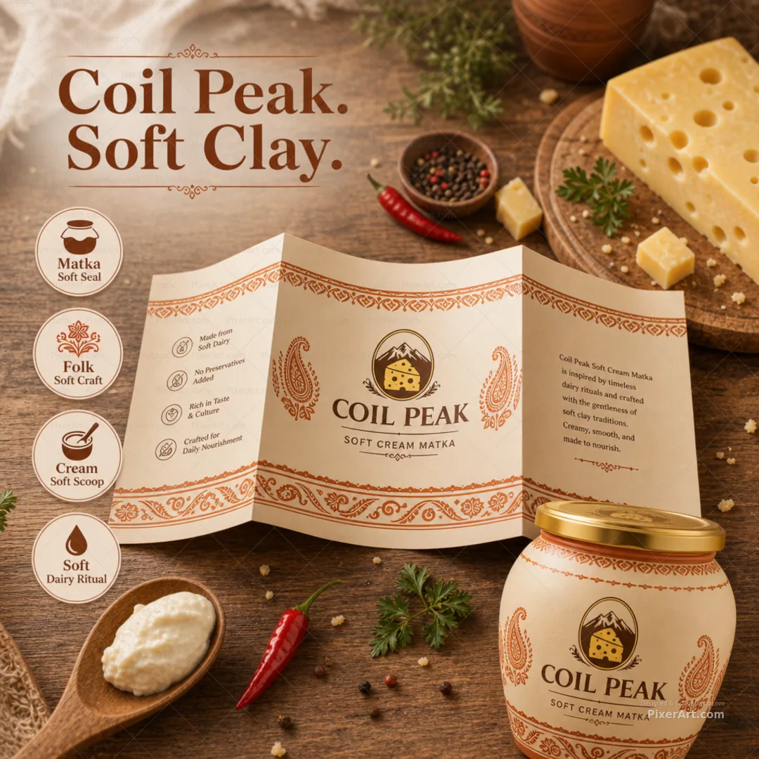 Coil Peak Soft Cream Matka