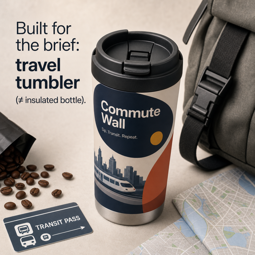 Commute Wall Travel tumbler