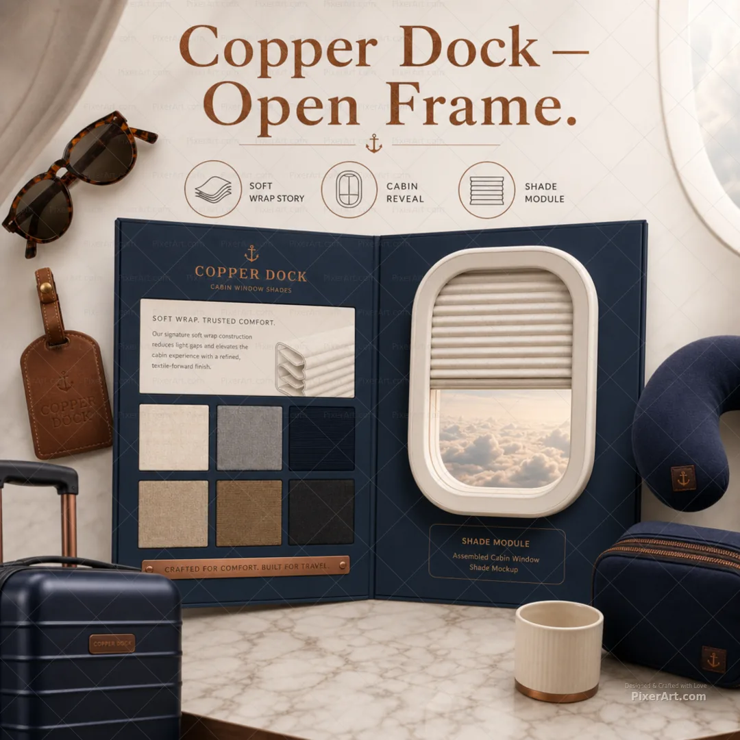 Open frame mockup