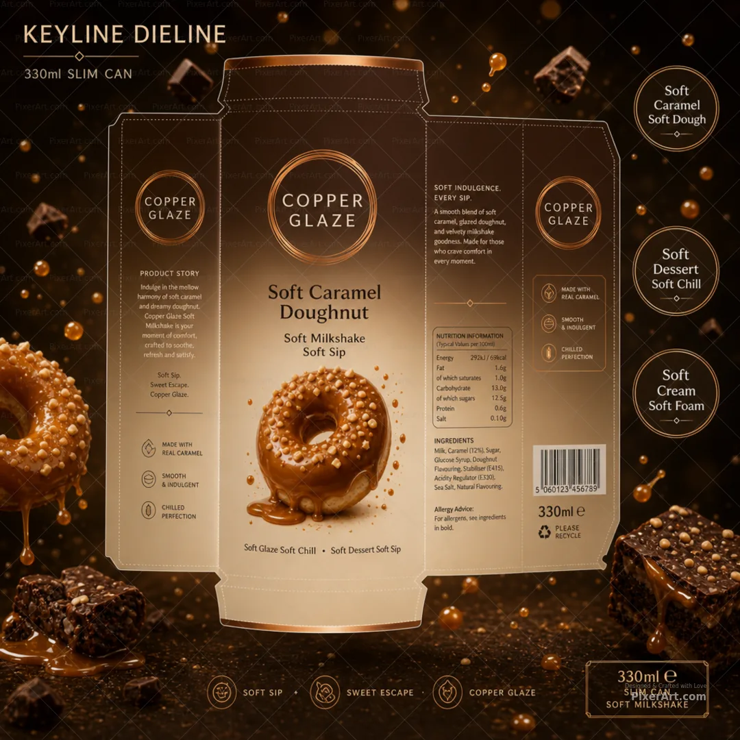 Copper Glaze Soft Doughnut Can