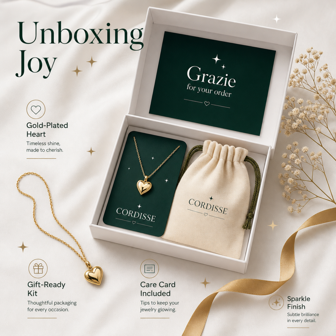 Cordisse Gold Heart Unboxing Kit
