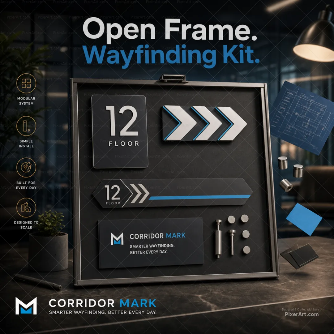 Open frame mockup