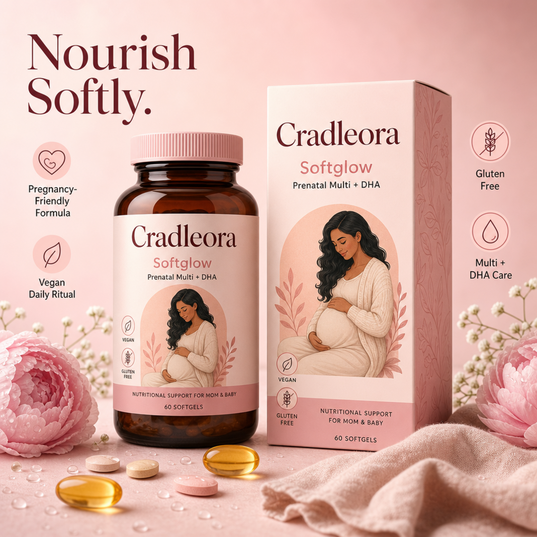 Cradleora Softglow Prenatal Multi + DHA