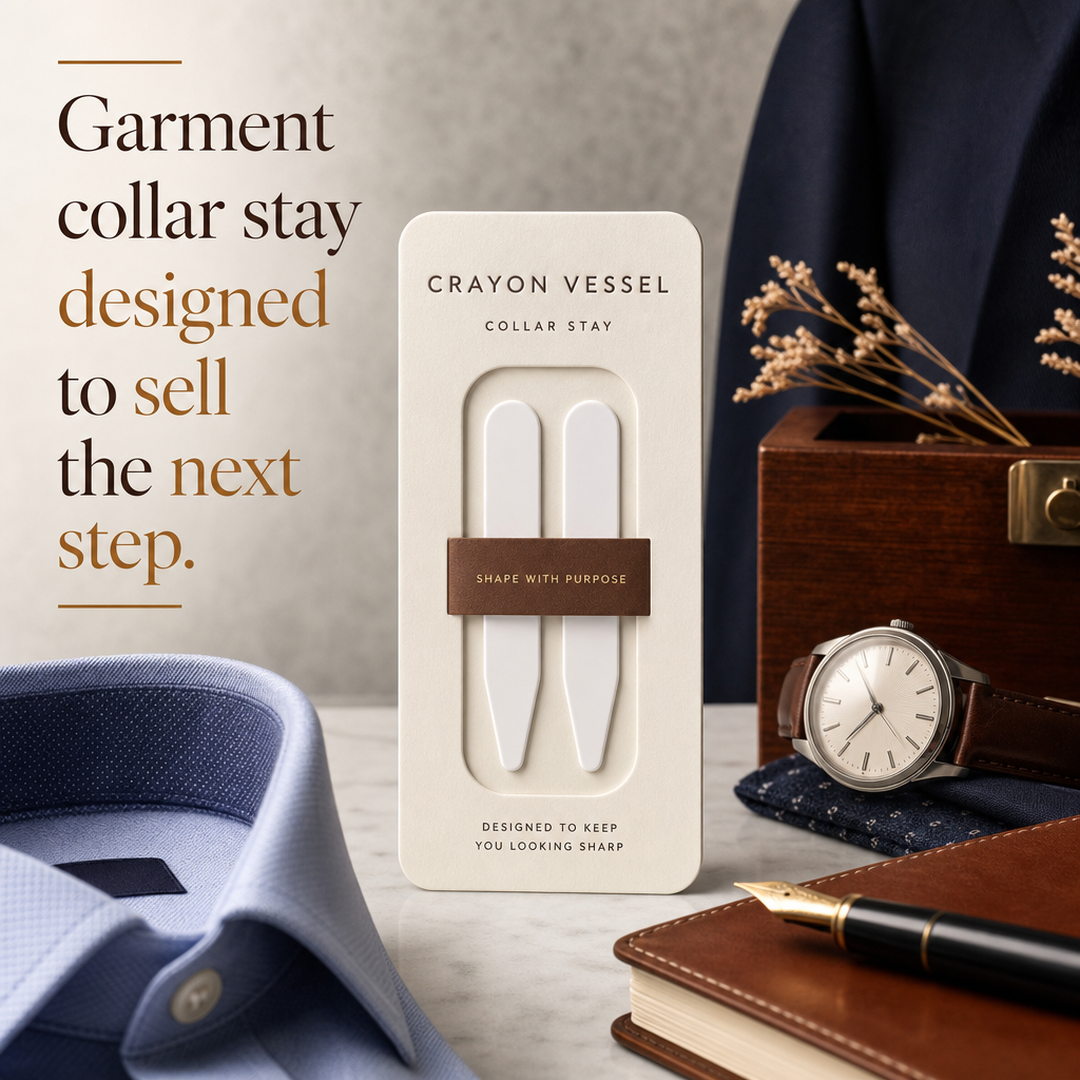 Crayon Vessel Garment collar stay