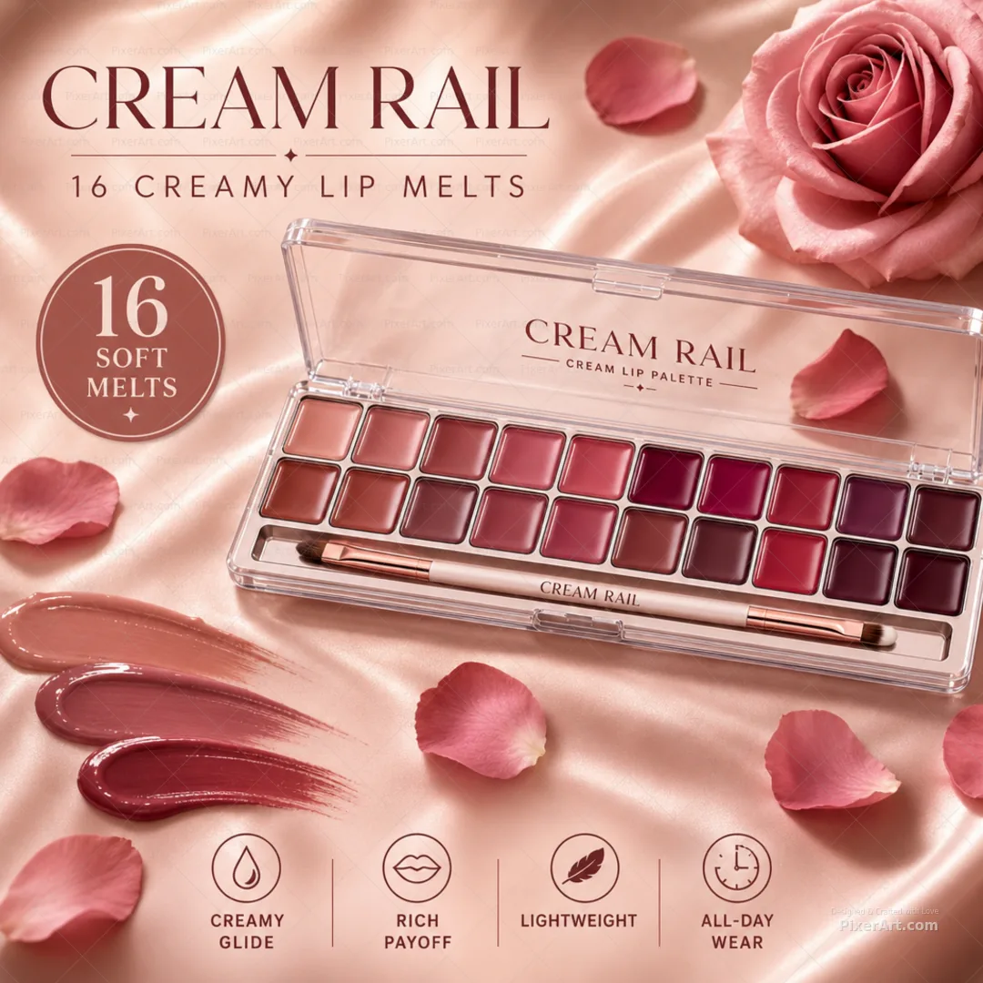 Cream Rail Lip Palette