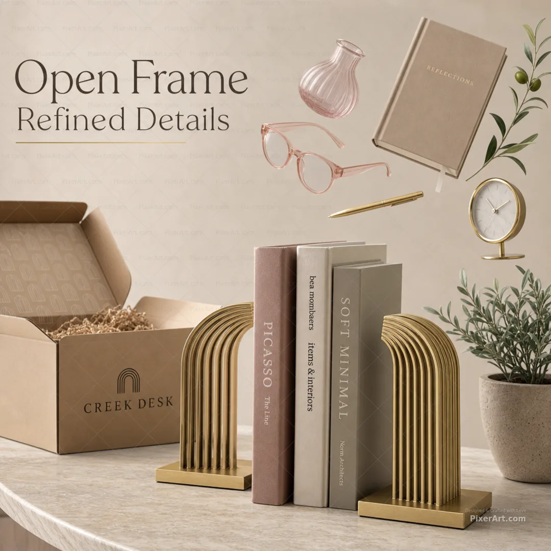 Open frame mockup