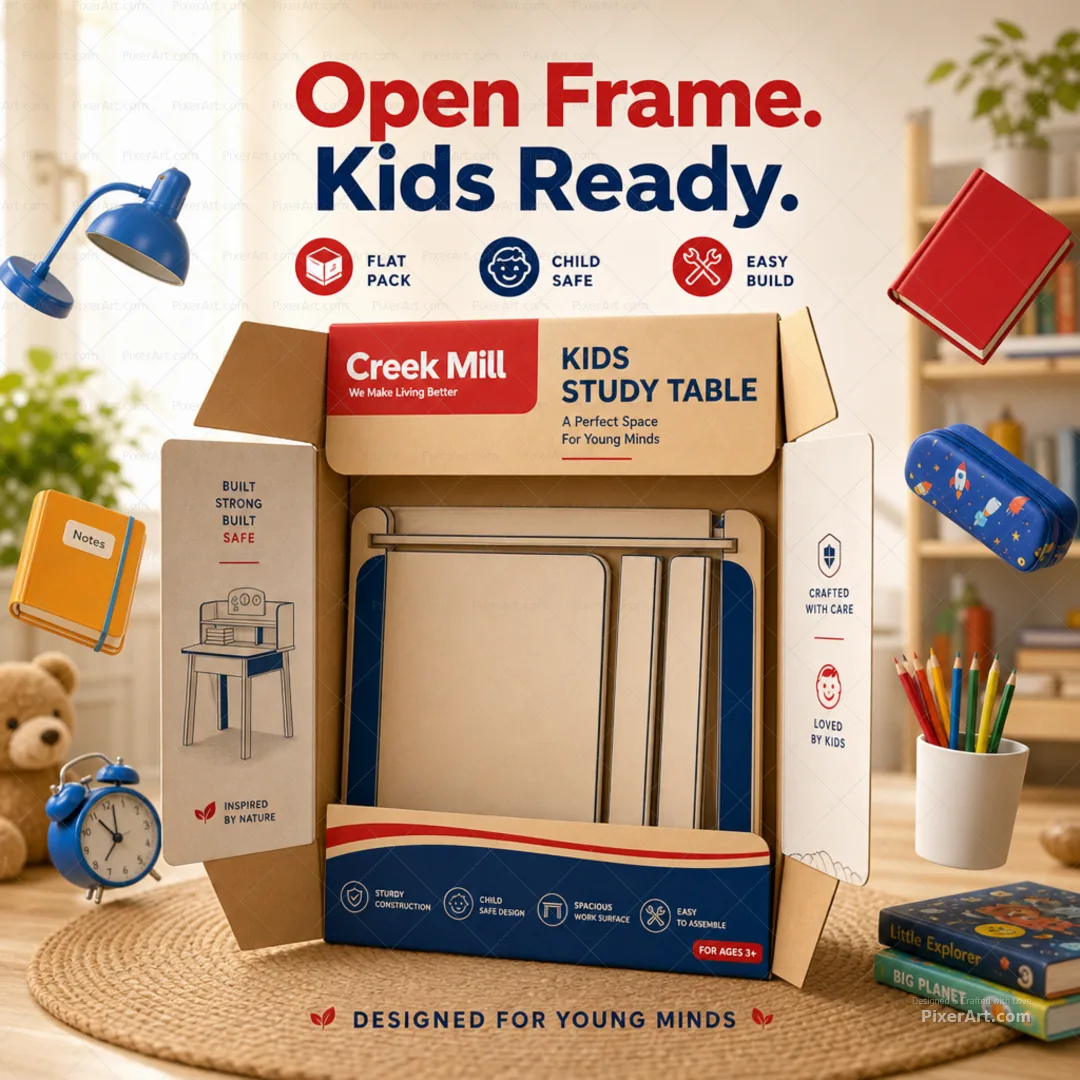 Open frame mockup