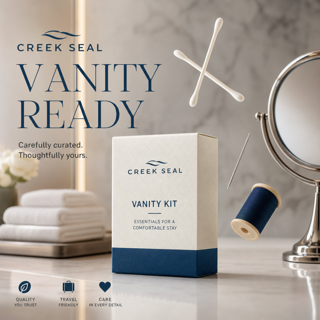 Creek Seal Hotel Vanity Kit Carton