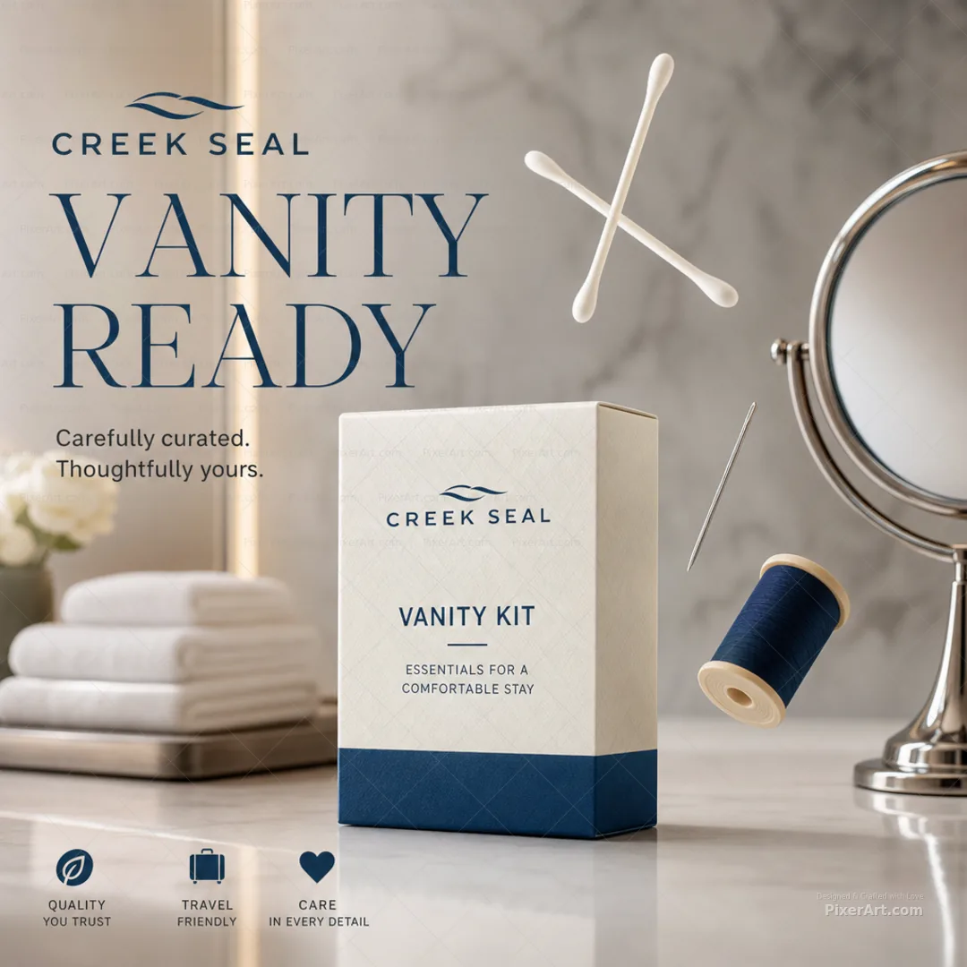 Creek Seal Hotel Vanity Kit Carton
