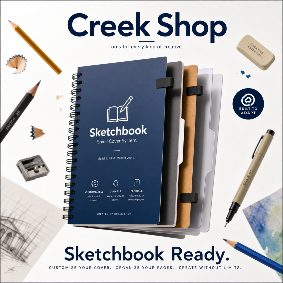 Creek Shop Sketchbook Spiral Cover System