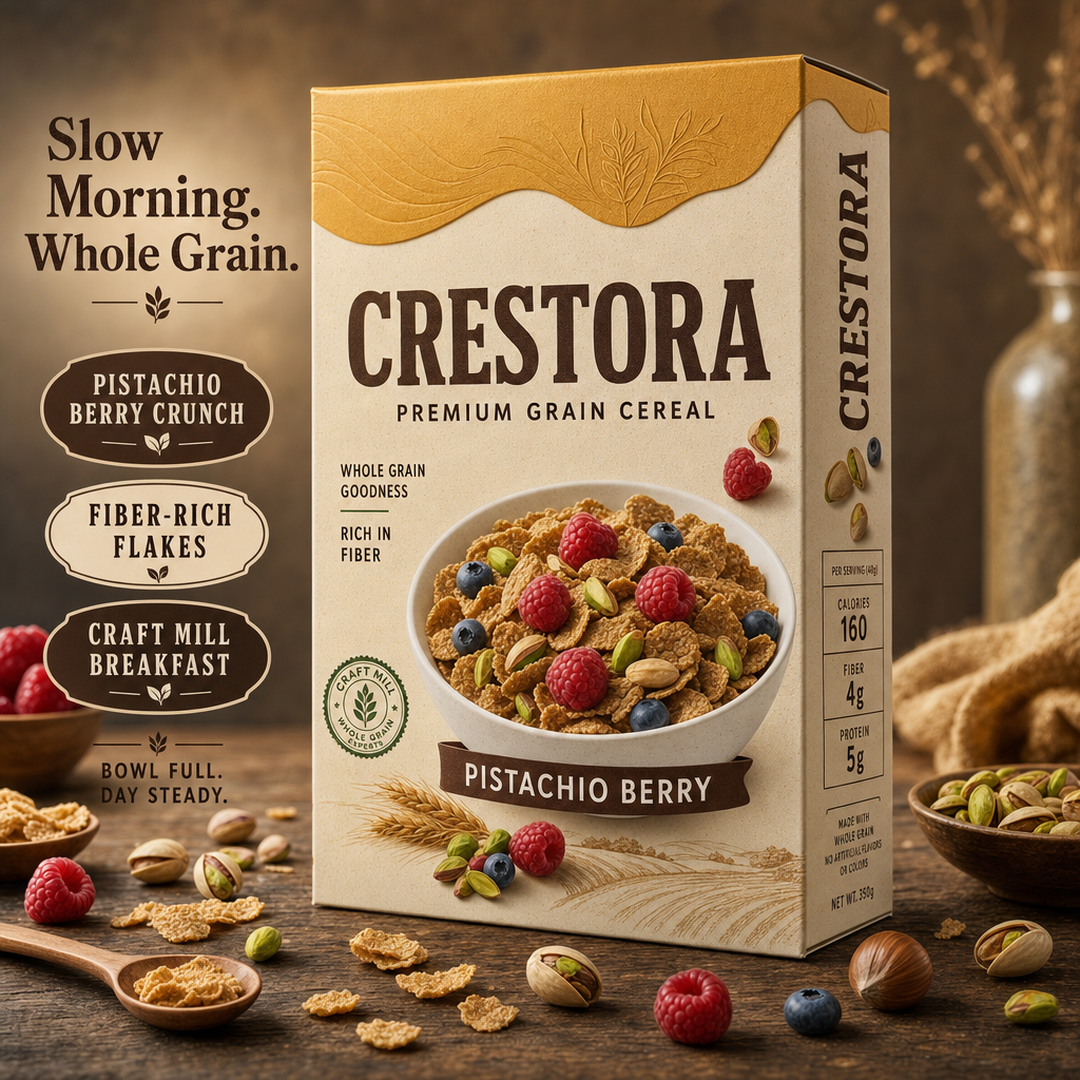 Crestora Pistachio Berry Grain Cereal