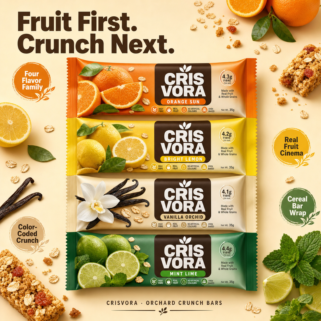 Crisvora Fruit Cereal Bar Quartet
