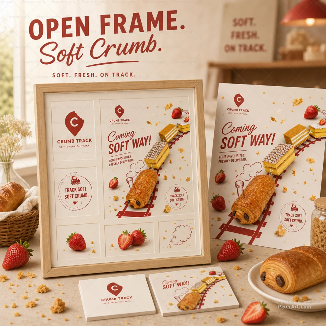 Open frame mockup