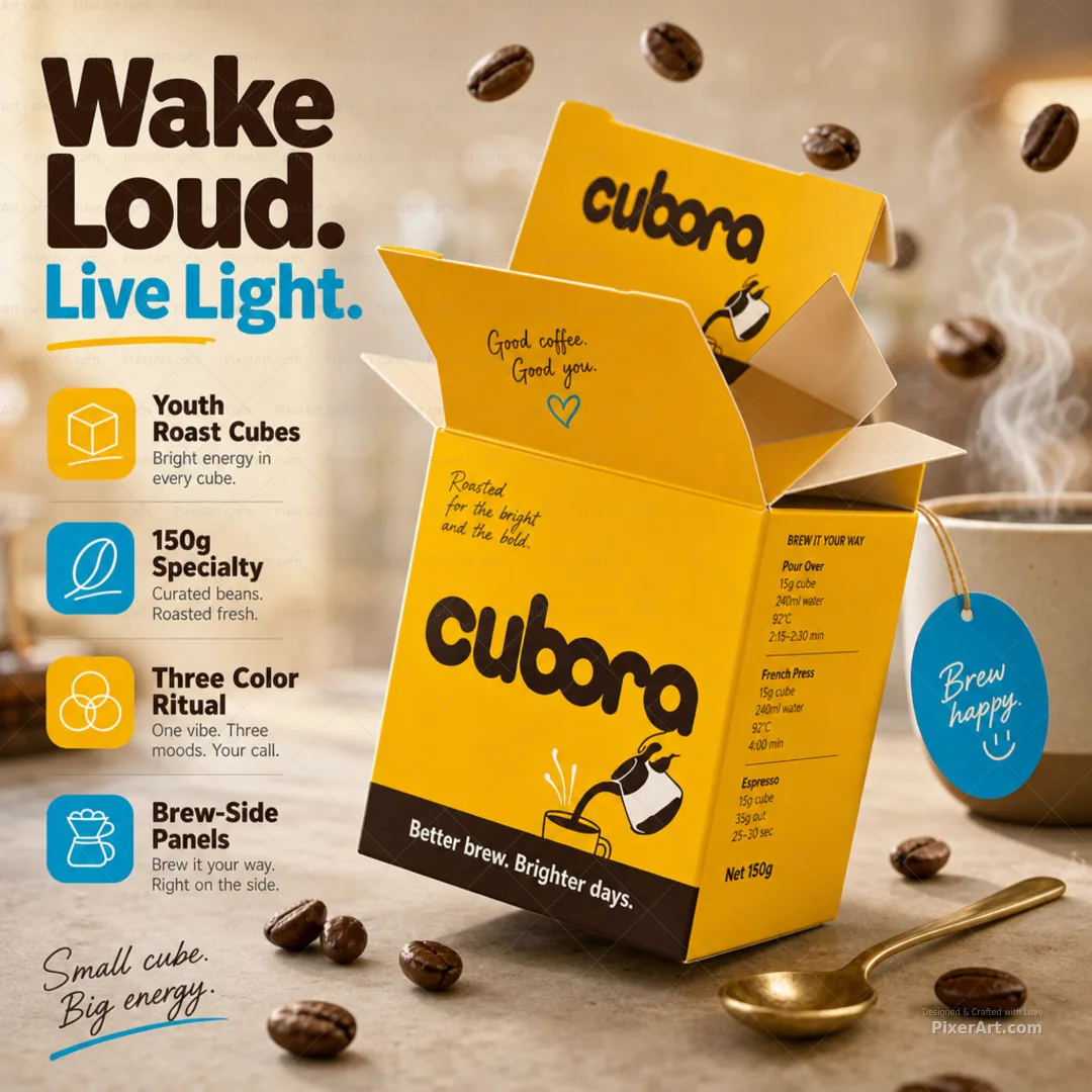Cubora Lifestyle Cube Carton Trio