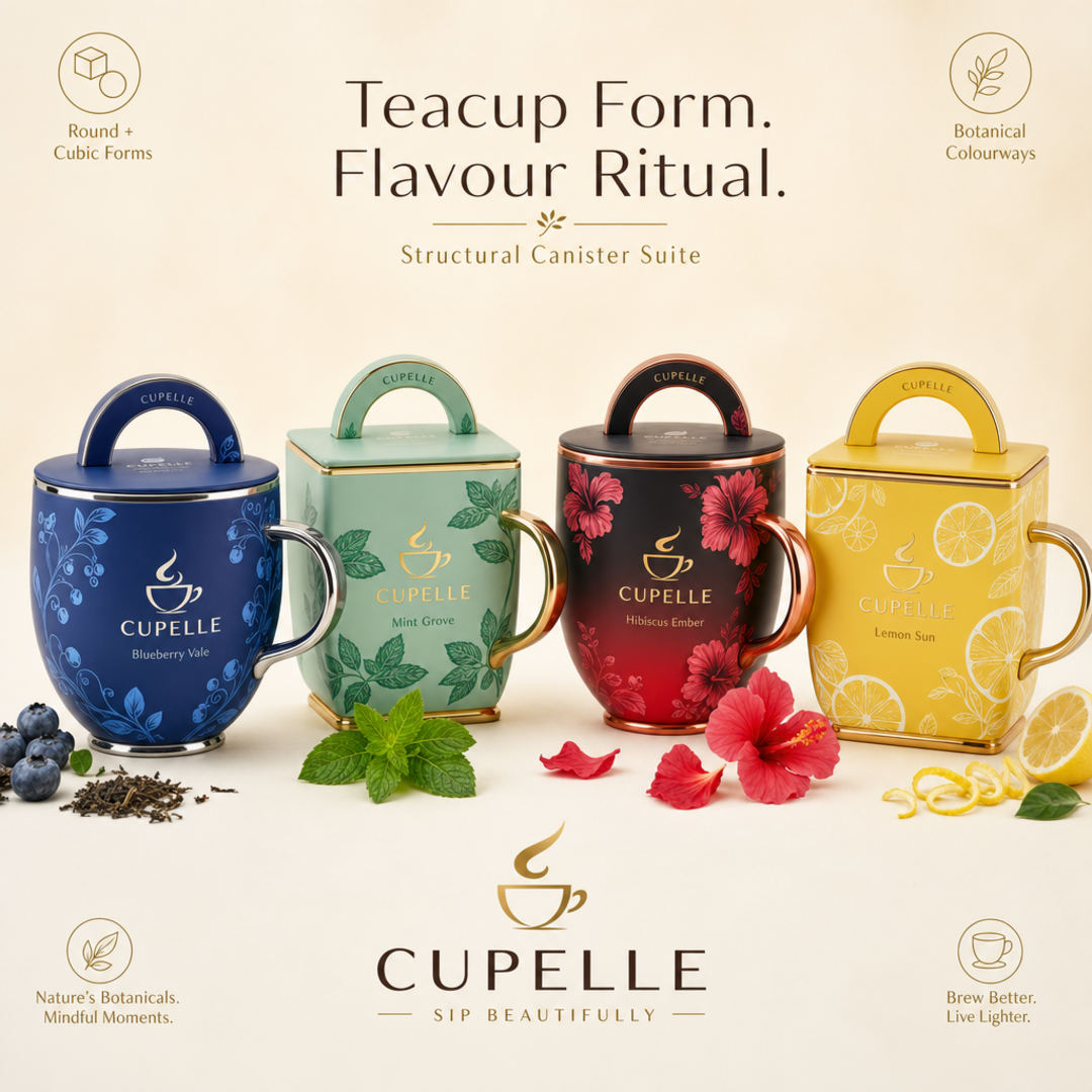 Cupelle Teacup Canister Suite