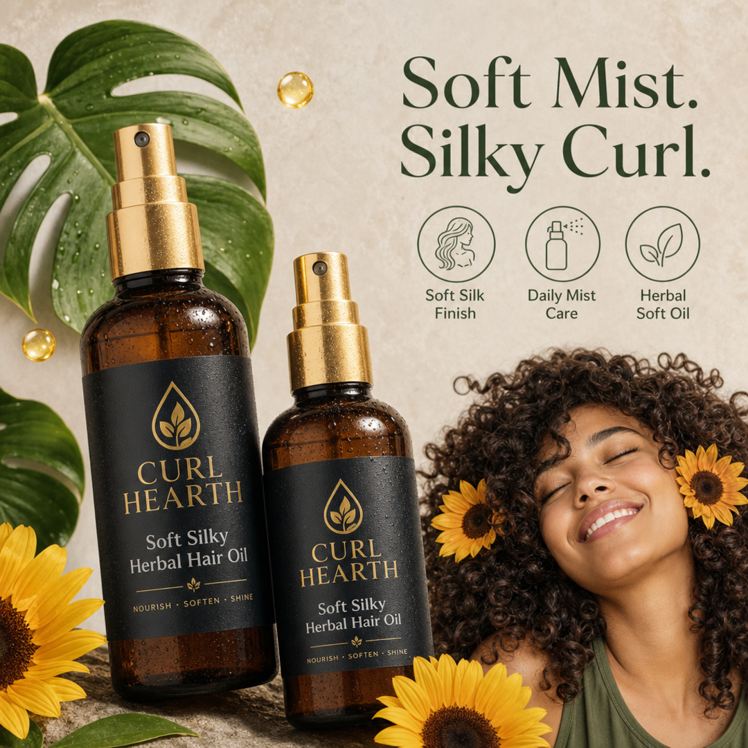 Curl Hearth Soft Silky Hair Oil