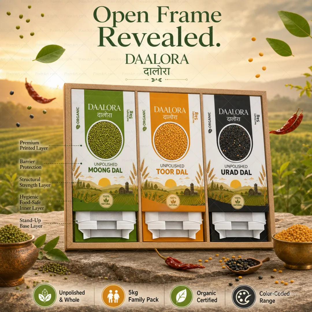 Open frame mockup