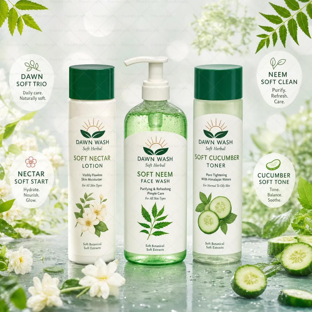 Dawn Wash Soft Herbal Wash Trio