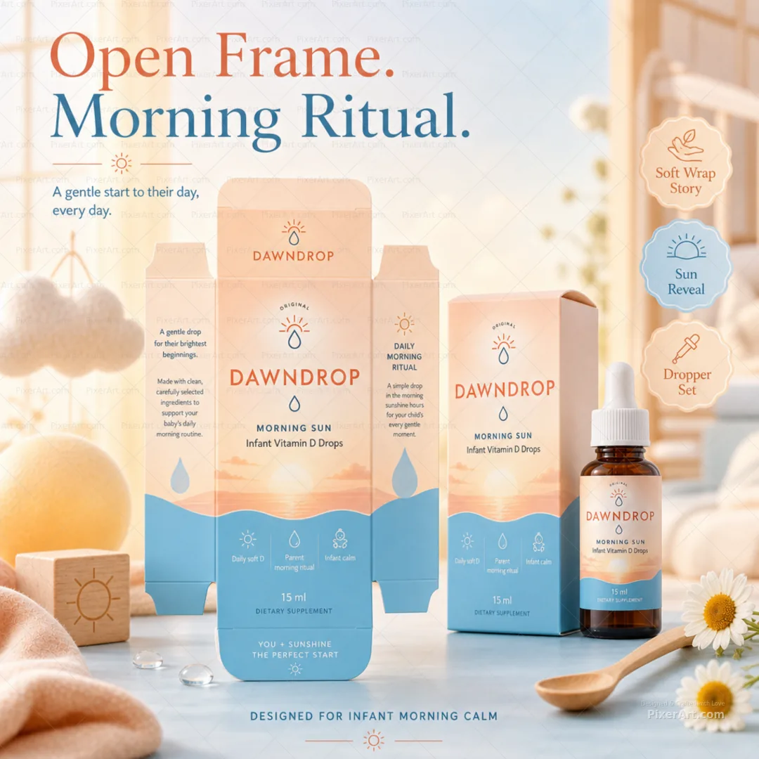 Open frame mockup