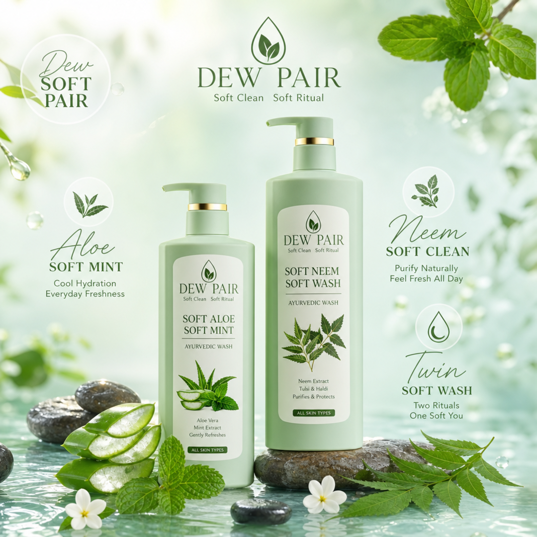 Dew Pair Soft Neem Soft Aloe Wash Duo