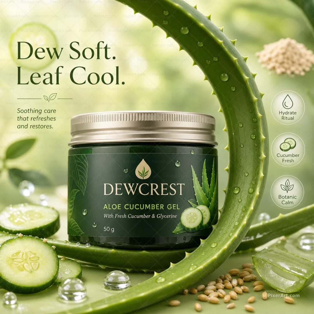 DewCrest Aloe Cucumber Gel