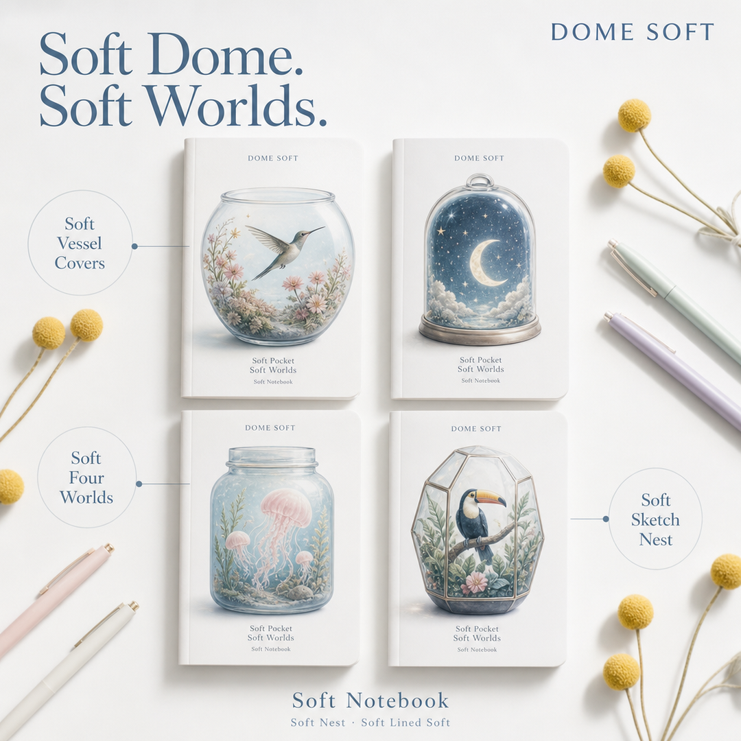 Dome Soft Soft World Notebooks