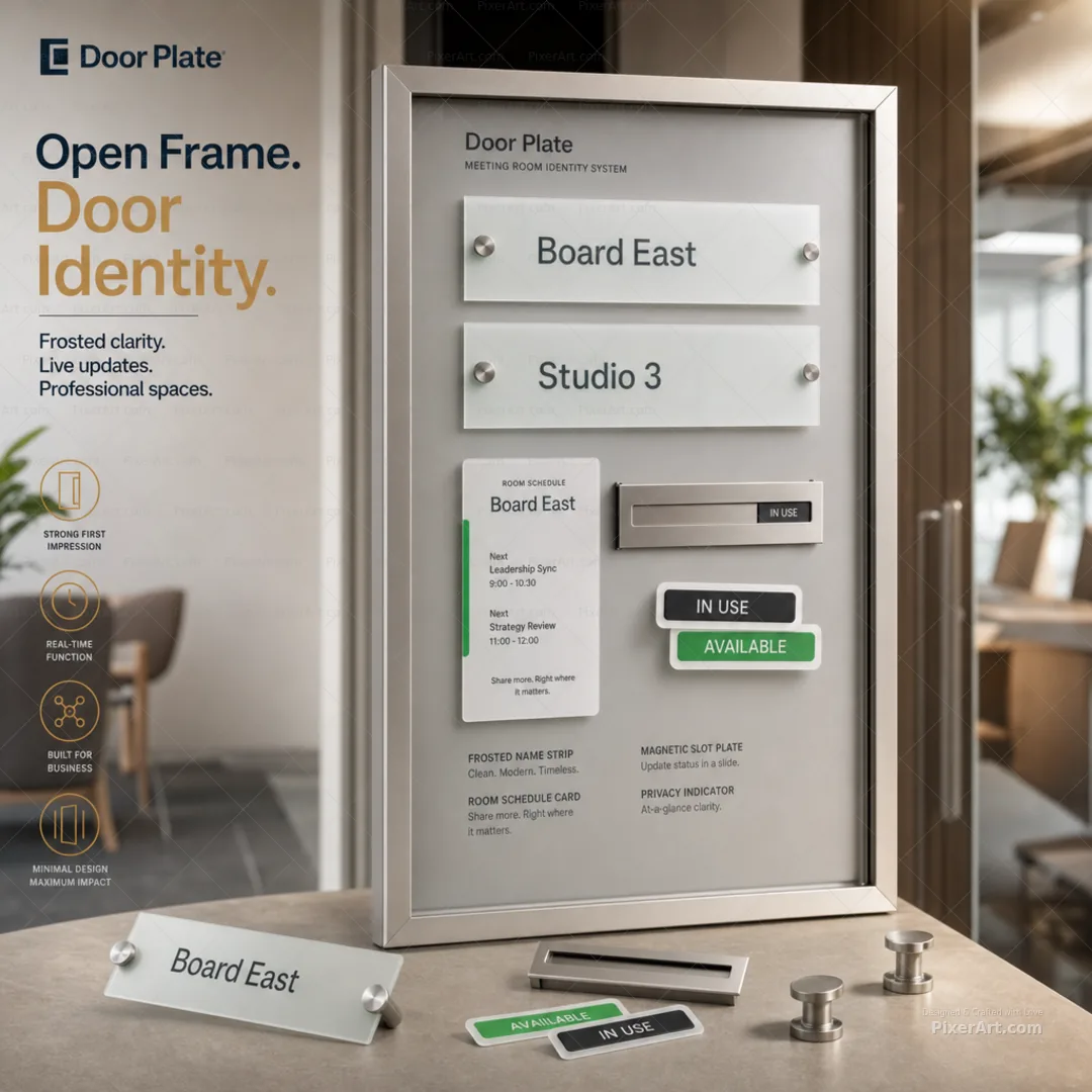 Open frame mockup