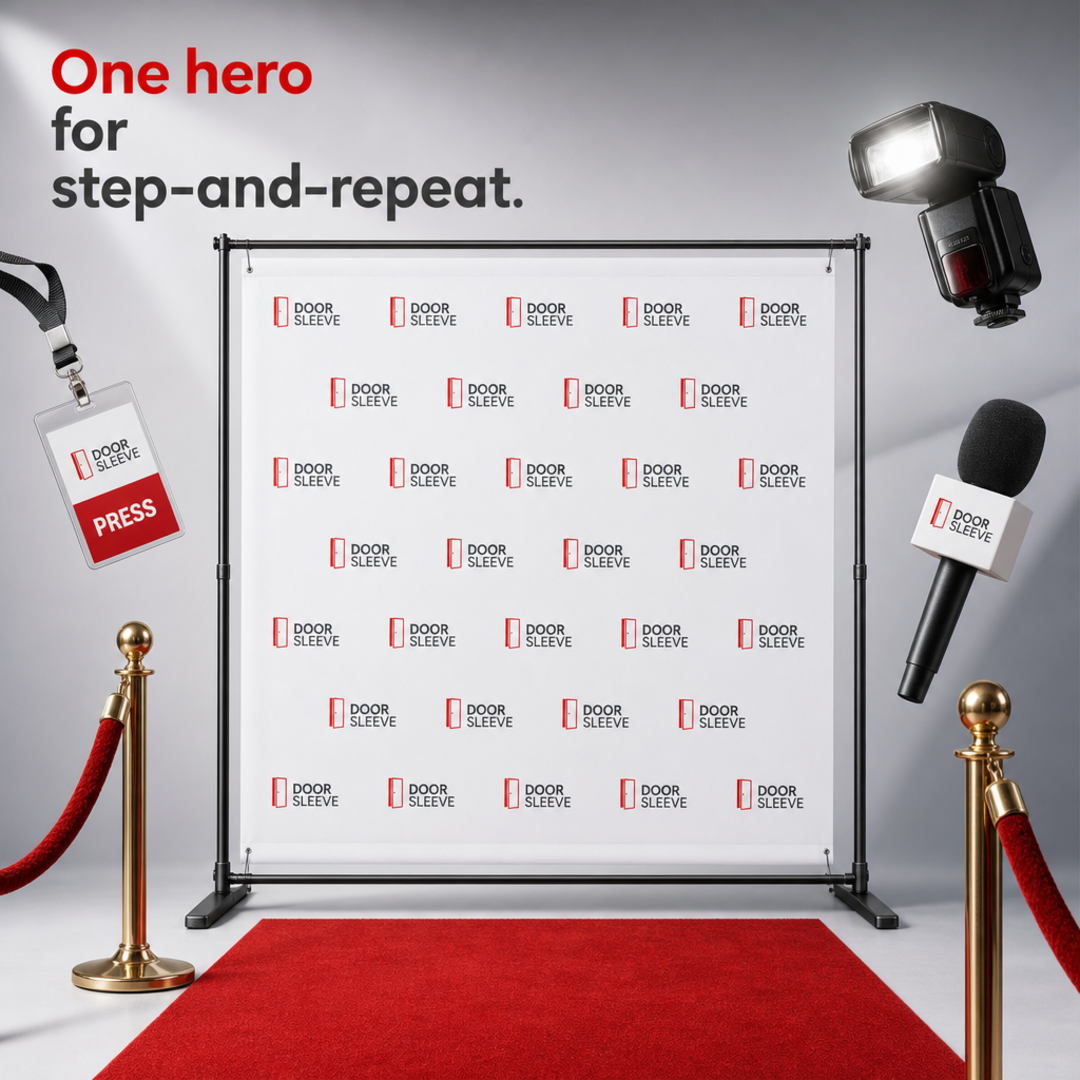 Door Sleeve Step-and-repeat