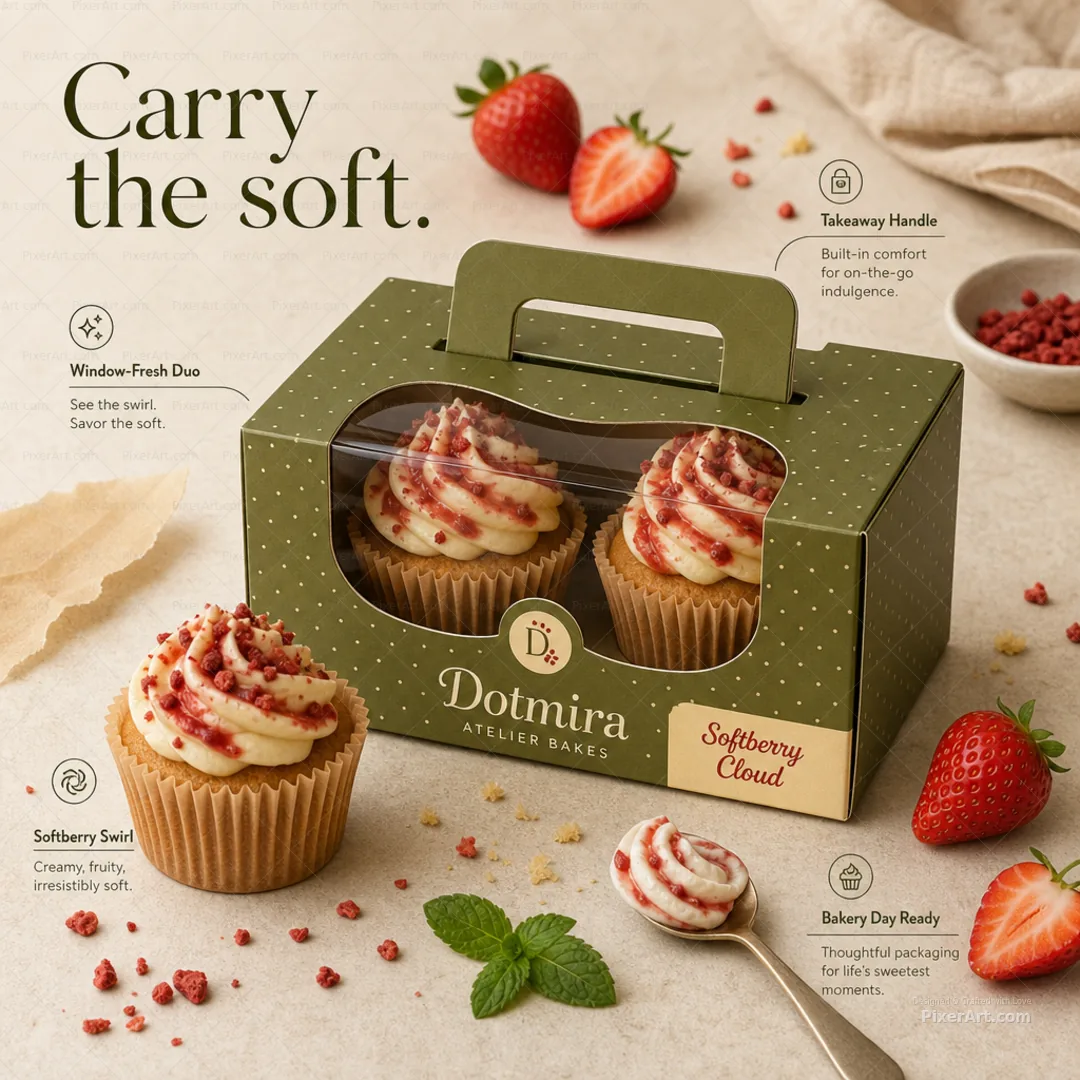 Dotmira Softberry Cupcake Carrier