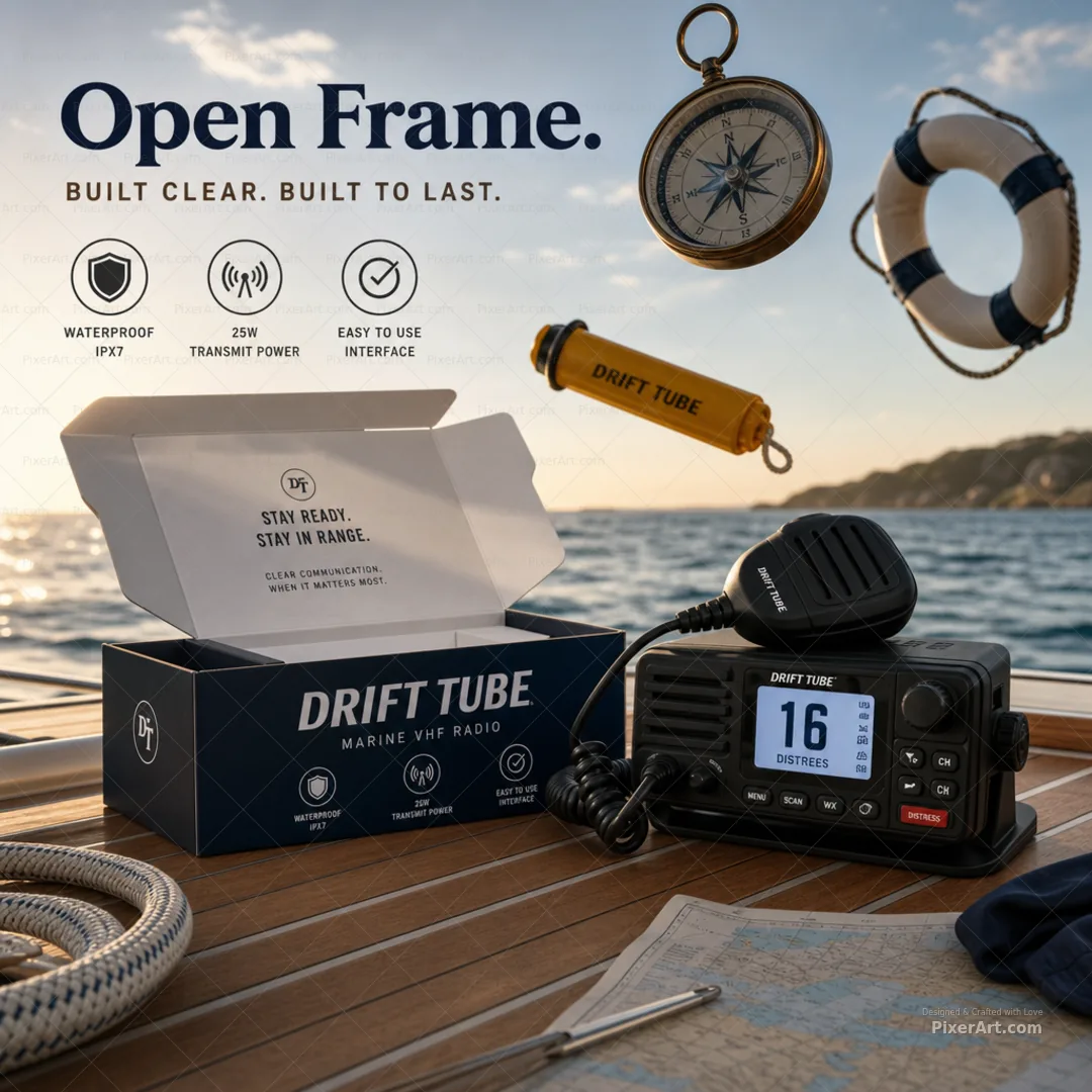 Open frame mockup