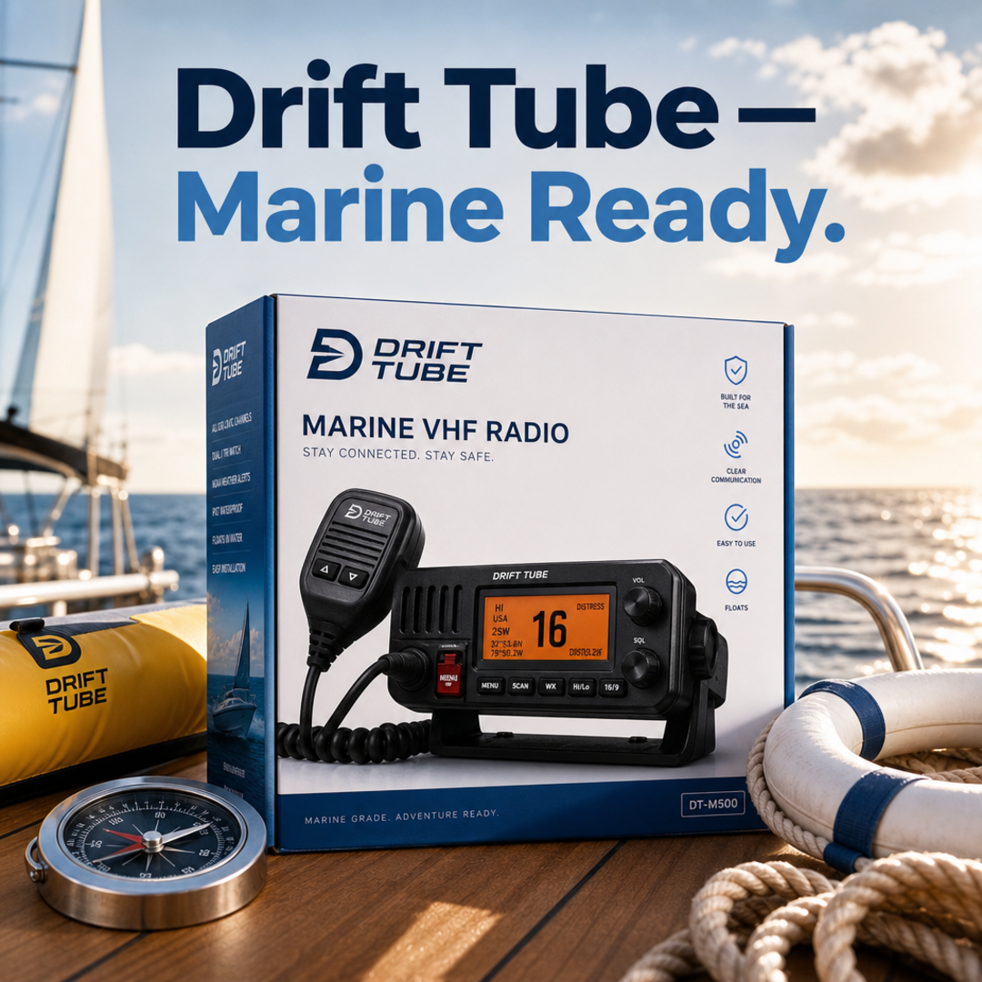 Drift Tube Marine Vhf Radio Retail Carton