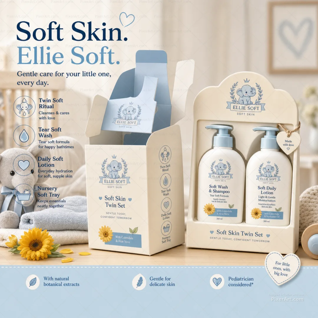 Ellie Soft Soft Skin Twin Set