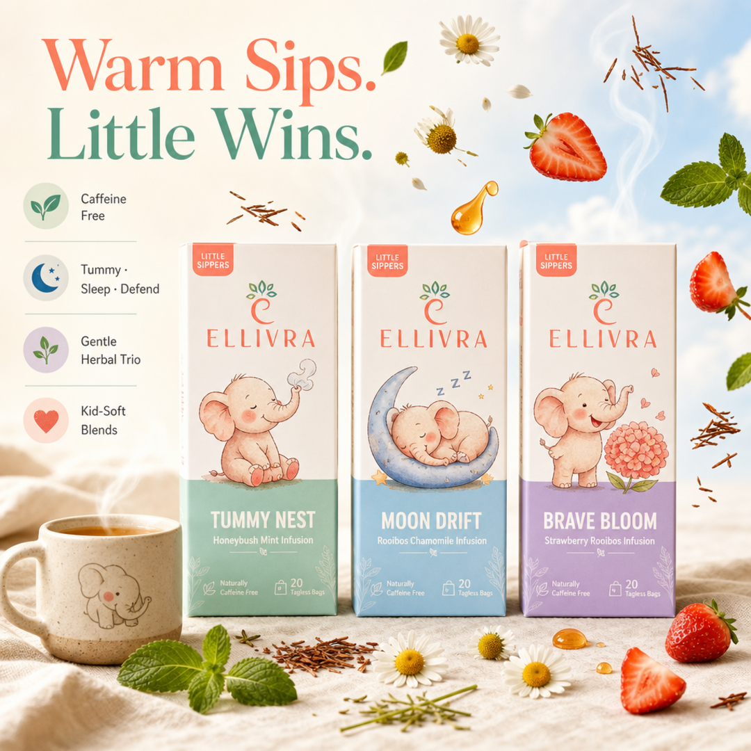 Ellivra Kids Herbal Tea Trio