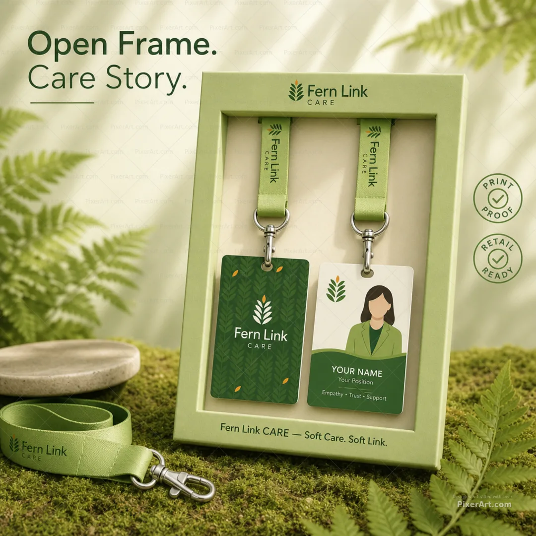 Fern Link Care Lanyard Badges