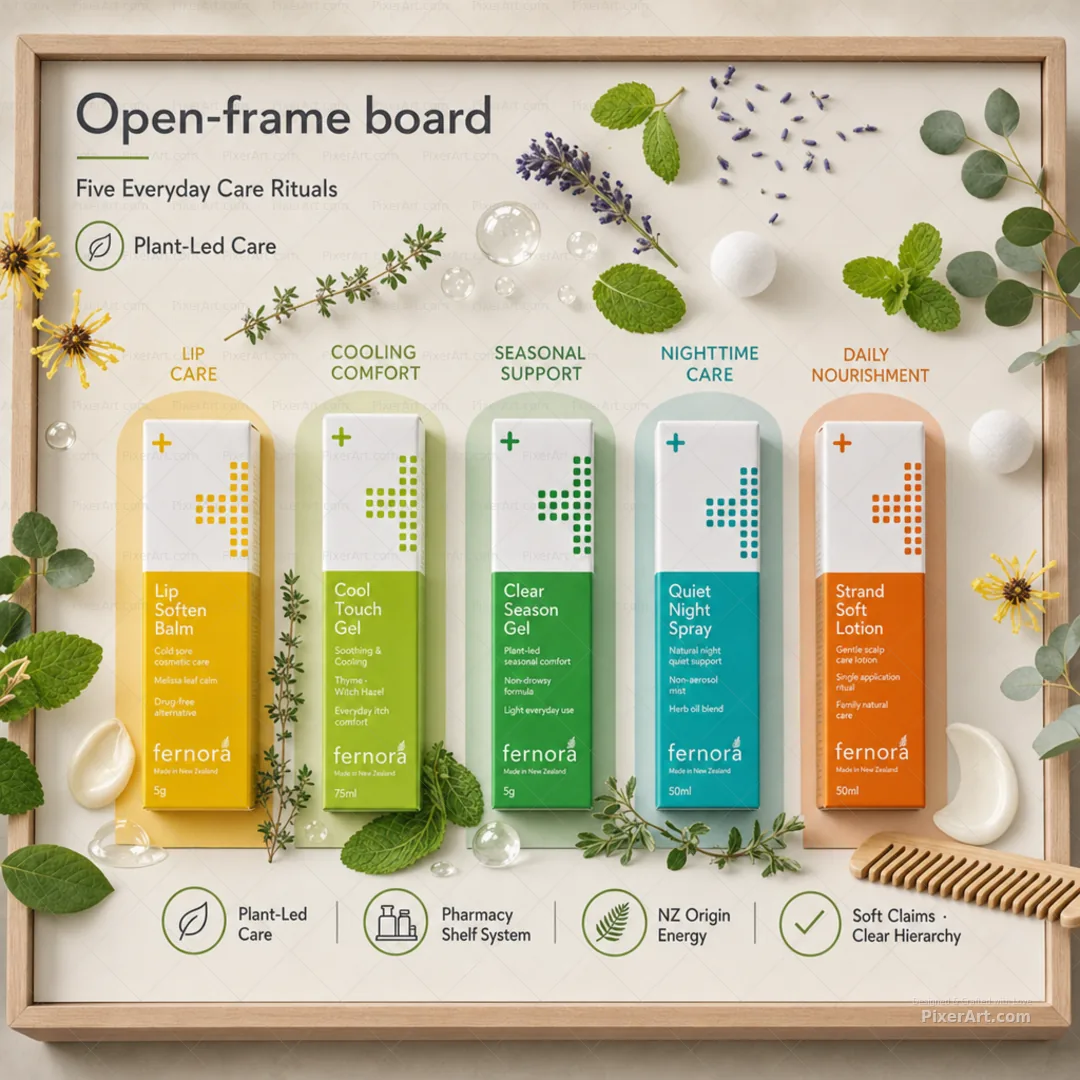 Open frame mockup