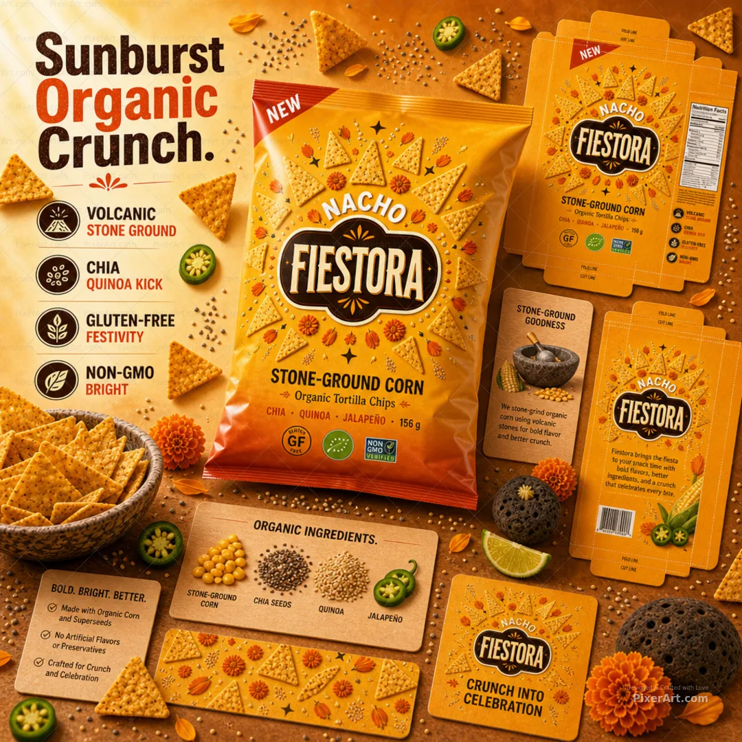 Fiestora Organic Nacho Tortilla Chips