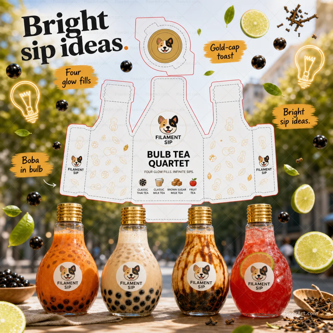 Filament Sip Bulb Tea Quartet