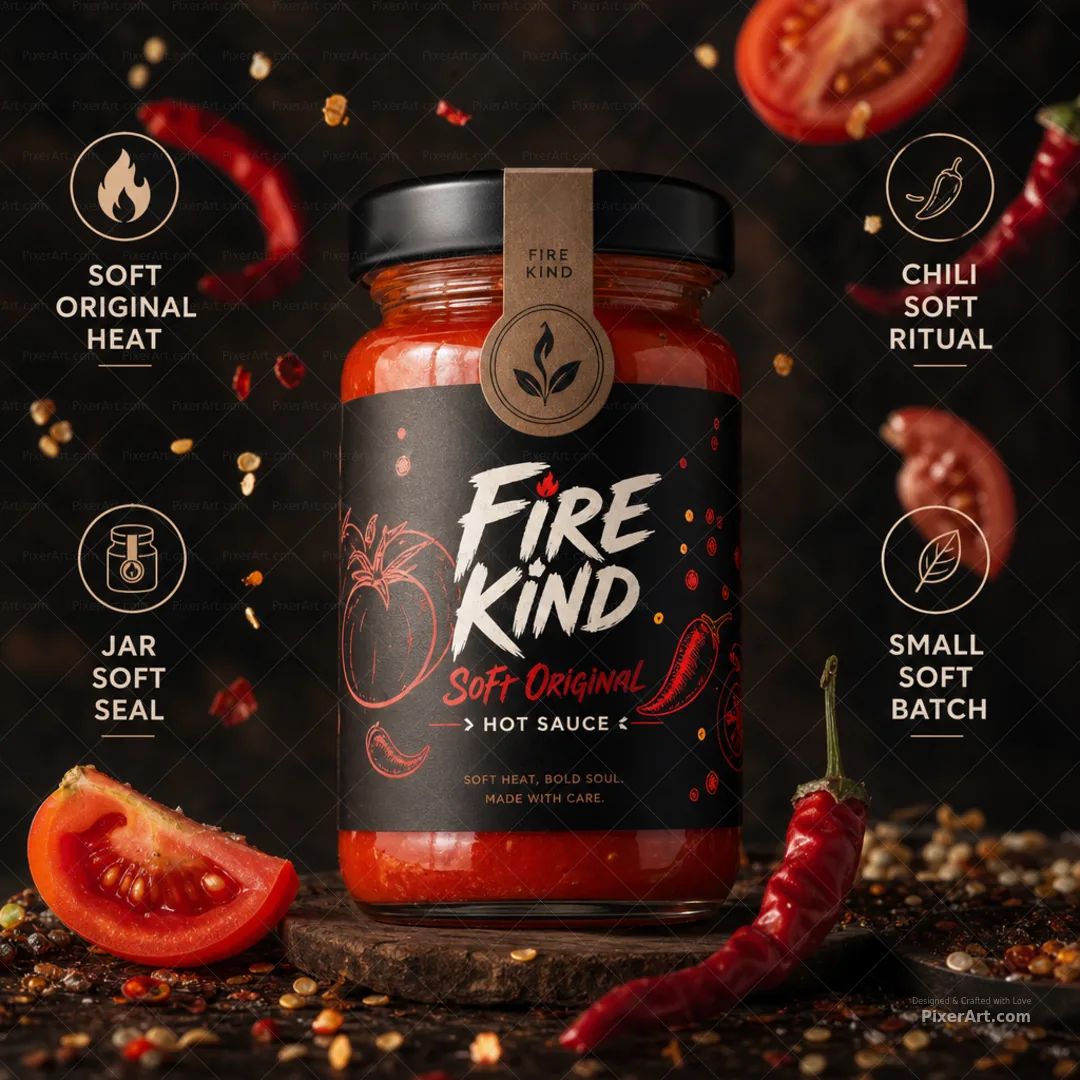 Fire Kind Soft Hot Sauce