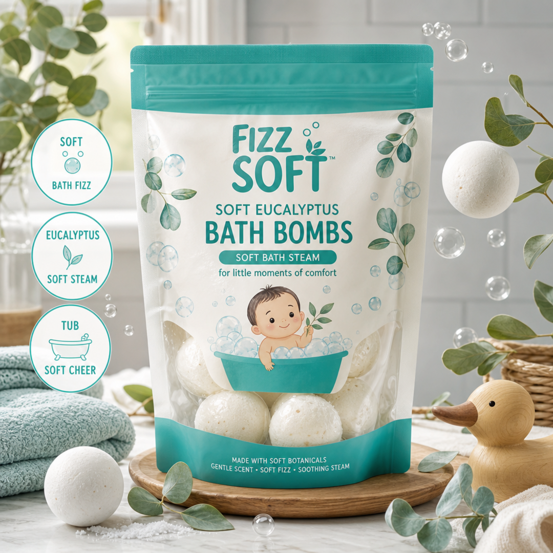 Fizz Soft Soft Eucalyptus Bath Bombs