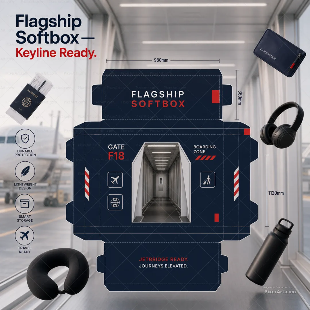 Flagship Softbox Jetbridge / Aerobridge Entrance Fascia