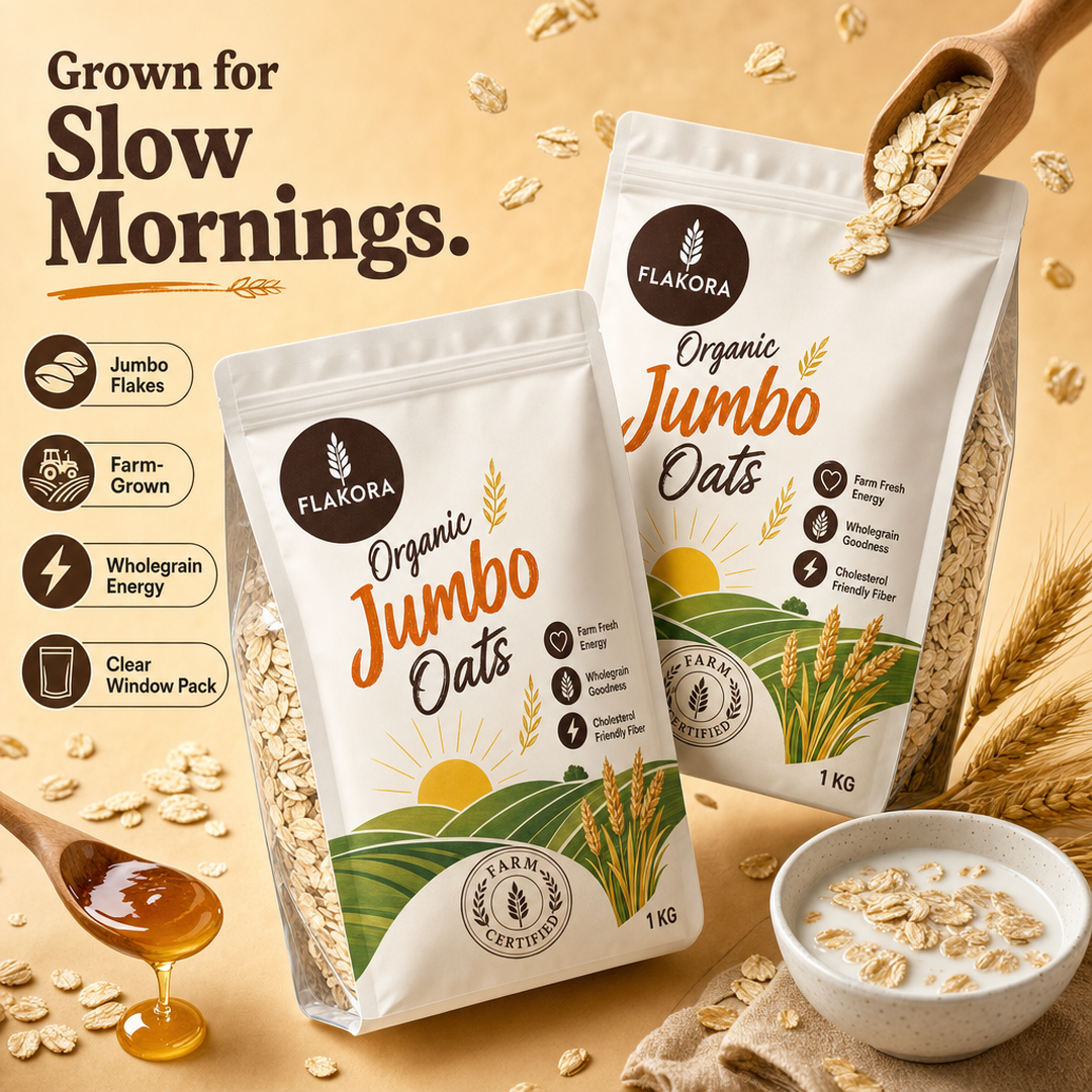 Flakora Organic Jumbo Oats